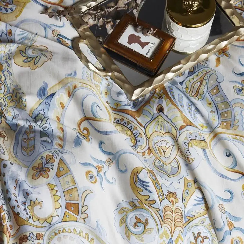 500TC Egyptian Cotton Bedding Set – 4 or 6-Piece Luxury Duvet Cover with Sheet & Pillowcases, 19 Colors