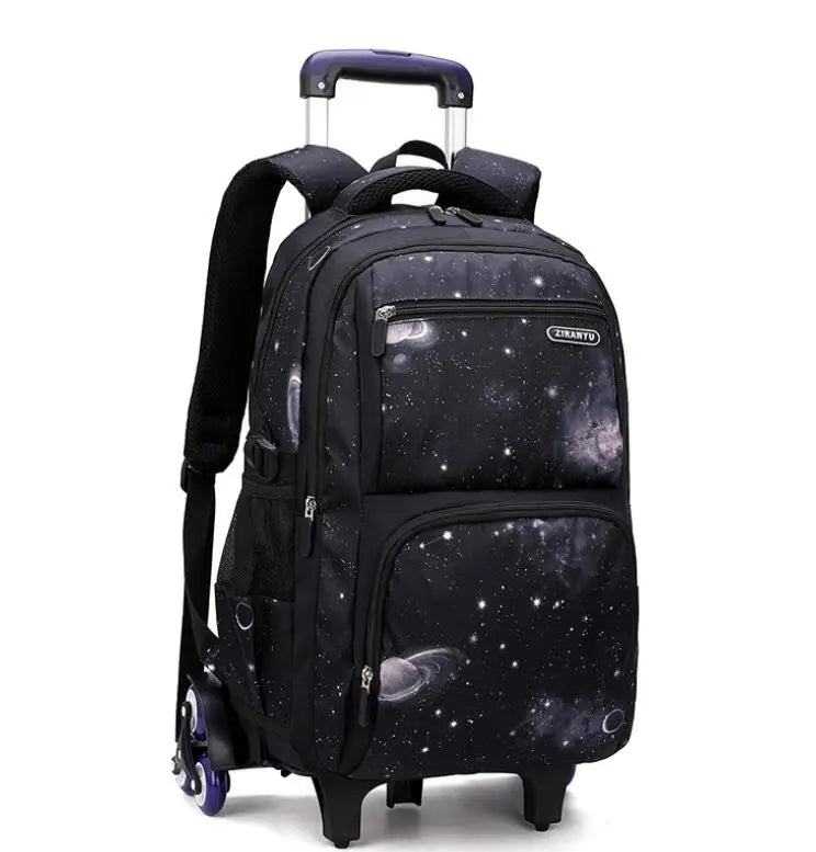 Rolling School Backpack – Detachable Trolley & Set Options