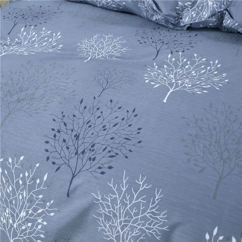 500TC 100% Cotton Reactive Print Duvet Cover with Zipper – Scenic Patterns, 10 Designs & 14 Sizes
