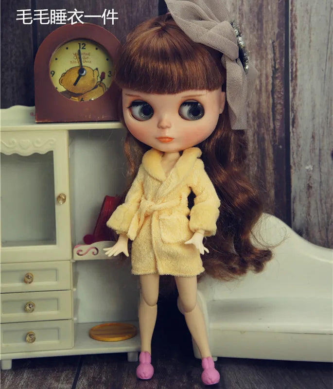 1/6 Scale Luxury Doll Dress — Fashion Clothes for Blythe, Jenny & Licca Dolls