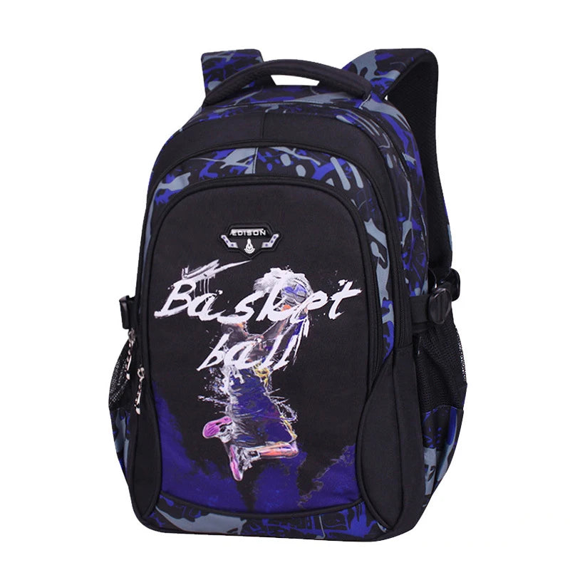 Kids School Backpack – Cartoon & Sports Designs