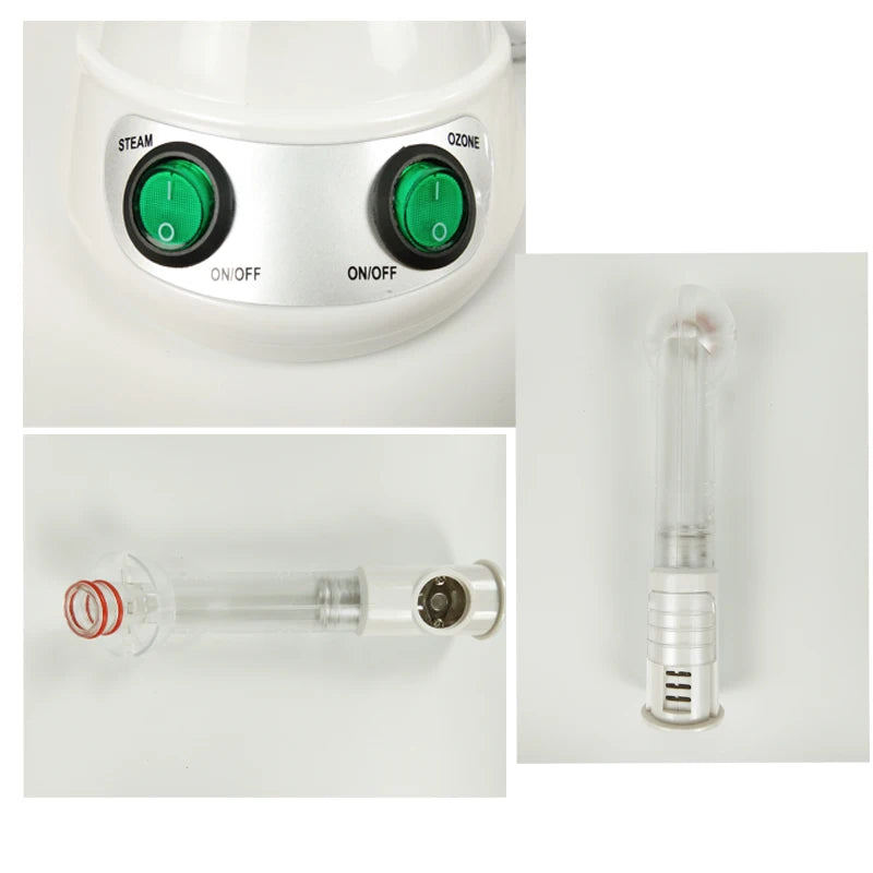 Ozone Facial Steamer & Cold Mist Sprayer – 3-in-1 Hot Steam, Cold Mist & Hair Baking Oil Spa Beauty Device