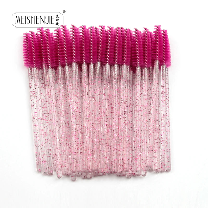 Crystal Eyelash Extension Mascara Wand Brush Set