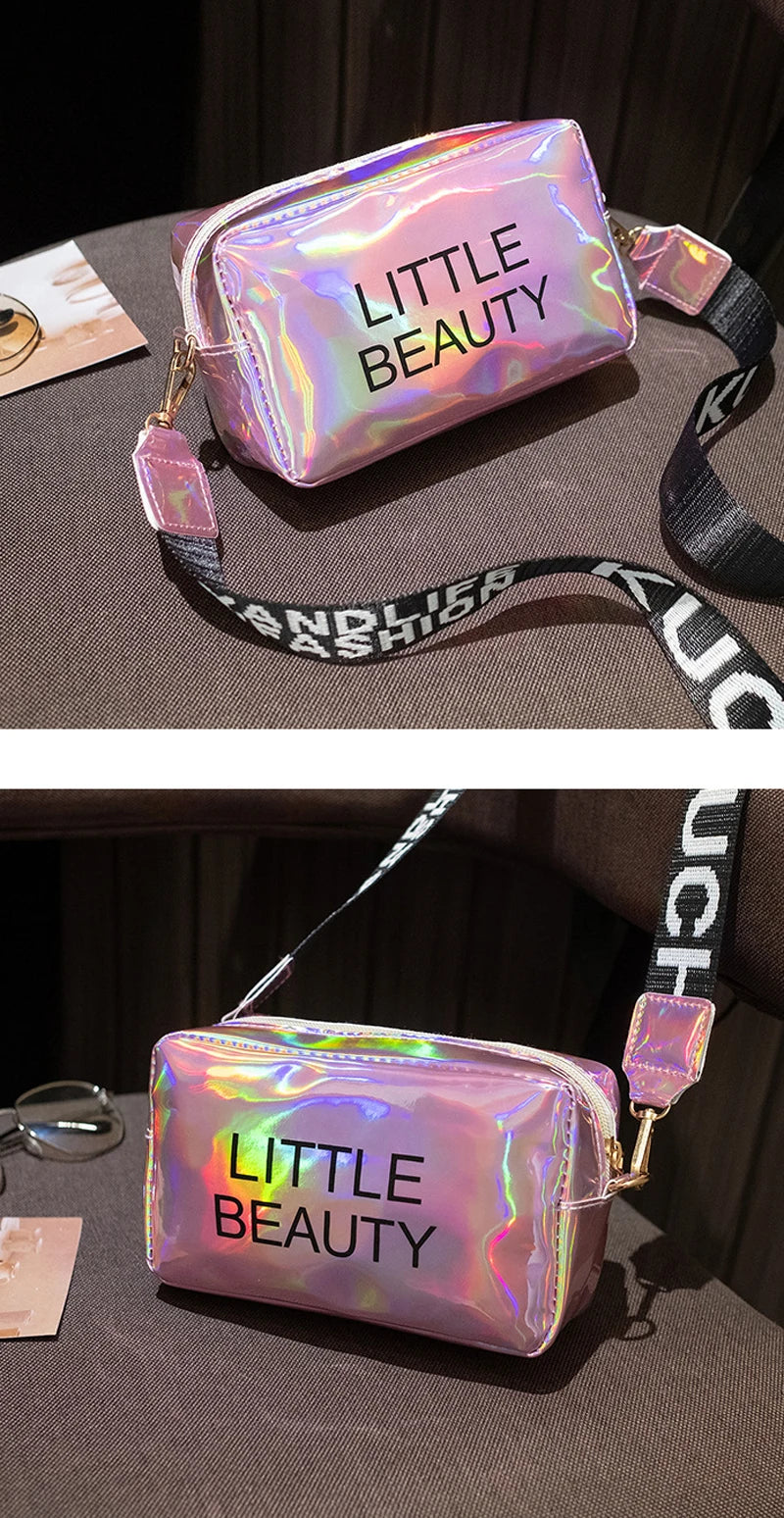 Mini PU Letter Flap Crossbody Bag – Compact Shoulder Messenger Bag for Women