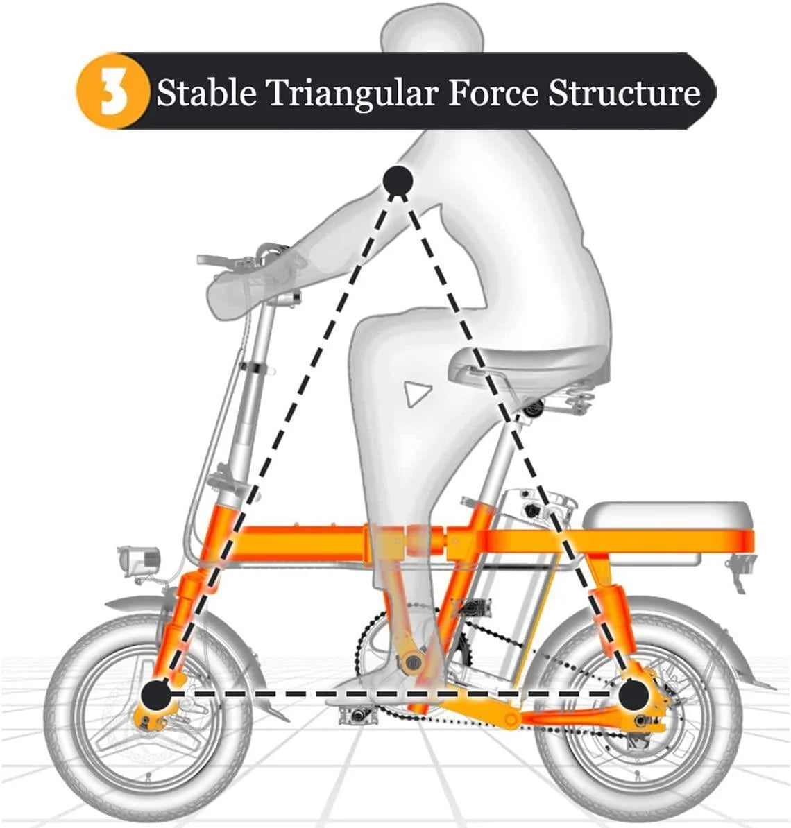 ENGWE T14 250W Mini Folding Electric City Bike — 48V 10Ah 14" IP54 Adult Commuter E-Bike, 25km/h