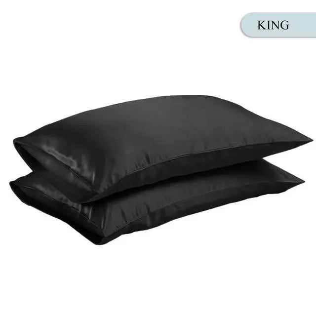 Silky Satin Pillowcase – Queen & King Size, Smooth Hair & Skin-Friendly, 6 Colors