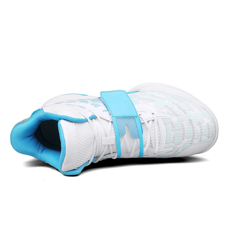 Men's Basketball Sneakers 2026 — Breathable Mesh Lace-Up Running & Walking Shoes