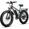 QJ26 1000W 26" All-Terrain Adult Electric Mountain Bike — 48V Fat Tire Off-Road Dirt E-Bike, 45-55km Range