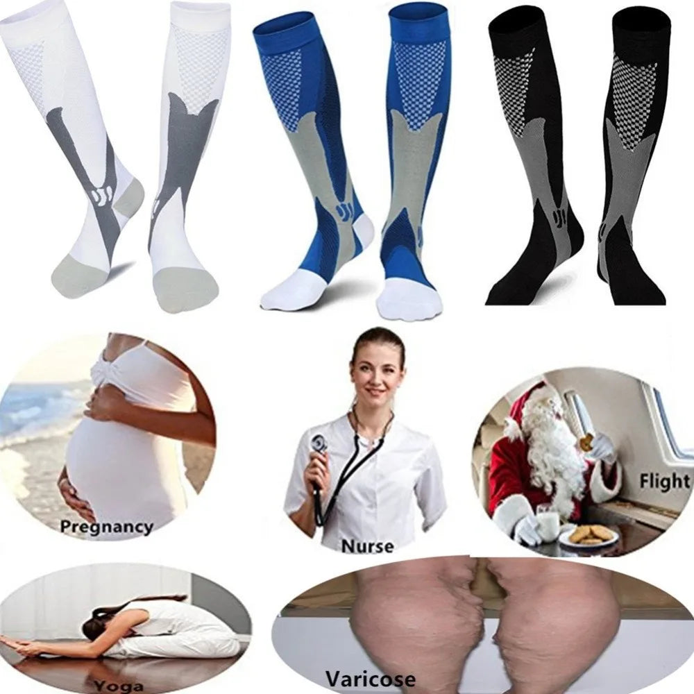 Men's Varicose Vein Compression Socks – Nurse, Sports, Cycling, Running & Diabetic Hiking Gift