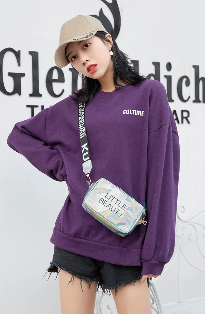 Mini PU Letter Flap Crossbody Bag – Compact Shoulder Messenger Bag for Women