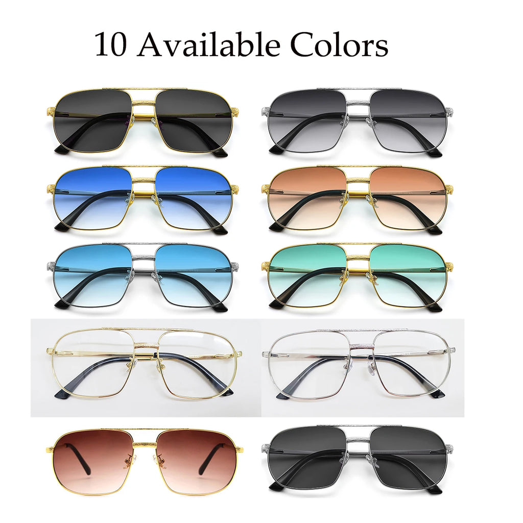 HBK Oversized Big Frame Sunglasses | Gradient Lenses UV Protection Lightweight Design