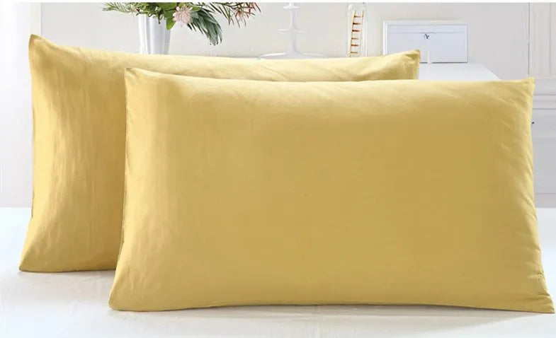 Super-Soft Solid Color Pillowcase 2-Pack – Advanced Encryption Fabric, 50x70cm