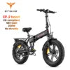 ENGWE EP-2 Boost 250W Folding Fat Tire Electric Mountain Bike — 48V 13Ah 20" IPX5, CE Certified (EU/UK)