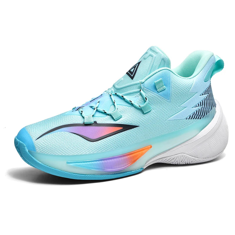 Unisex High-Top Basketball Sneakers — Breathable Mesh Outdoor Sports Shoes (Sizes 36-45)
