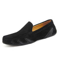 Men's Genuine Leather Slip-On Driving Shoes — Breathable Outdoor Walking Flats (Sizes 38-44)