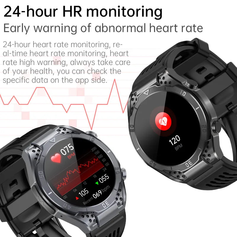 JA01 ECG Smart Watch | AMOLED Screen NFC SOS BT Call Heart Rate Blood Pressure AI Voice Sleep Tracker