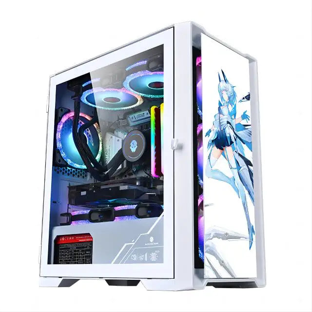 Aotesier Gaming Desktop PC – Intel i7 Core, 8GB/16GB RAM, 256GB SSD, Tempered Glass, Win10