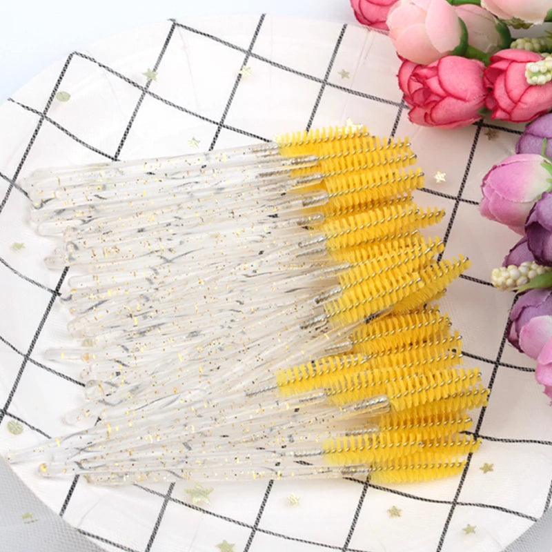Crystal Eyelash Extension Mascara Wand Brush Set