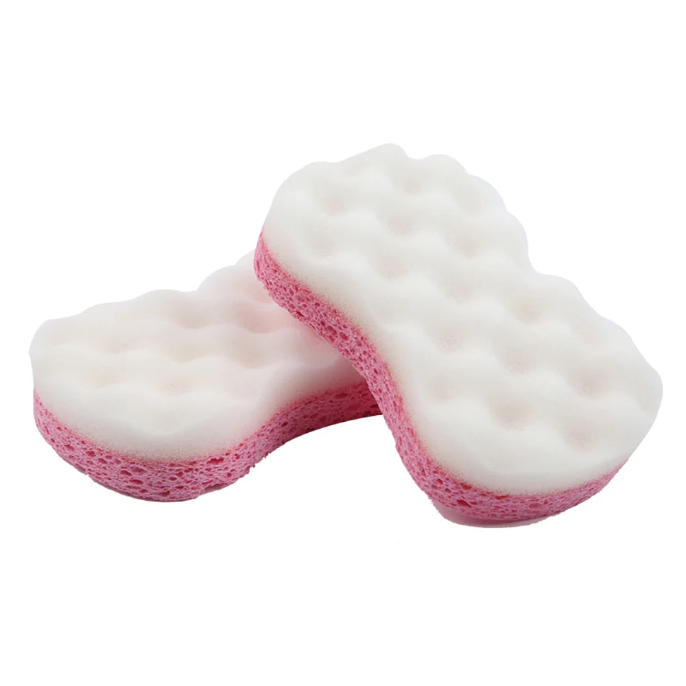 Soft Bath Sponge Body Scrub & Massage Brush – Exfoliating Skincare Shower Accessory