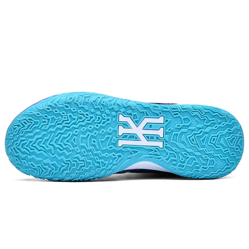 Men's Basketball Style Fashion Sneakers — Air Cushion Mesh Lace-Up Sports Shoes (Sizes 36-45)