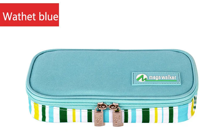 MegaWalke Insulin Cooler Bag – Portable Insulated Diabetic Travel Case with Aluminum Foil Lining