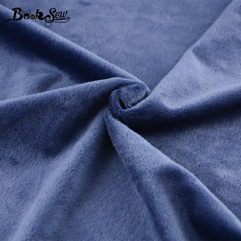 Solid Color Short Plush Velvet Fabric – Super Soft DIY Material for Toys, Cushions & Home Textiles