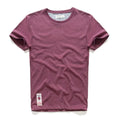 Men's Solid Color O-Neck Cotton T-Shirt — Everyday Essential Tee