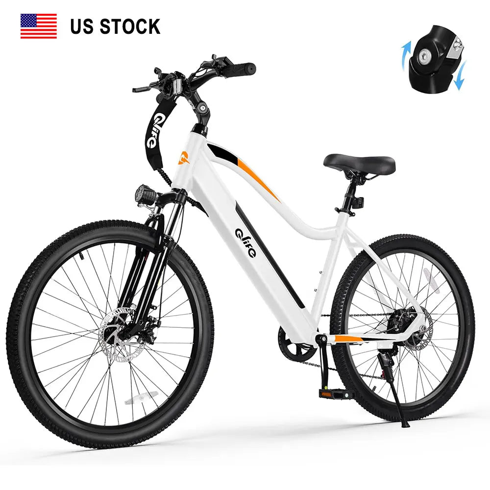 Qlife Cityone 26" Minimalist Electric City Bike — Pedal Assist Adult Commuter E-Bike (US Warehouse)