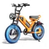 750W 16" Full Suspension Fat Tire Electric Mountain Bike — 48V Class 2 E-Bike (US Stock)