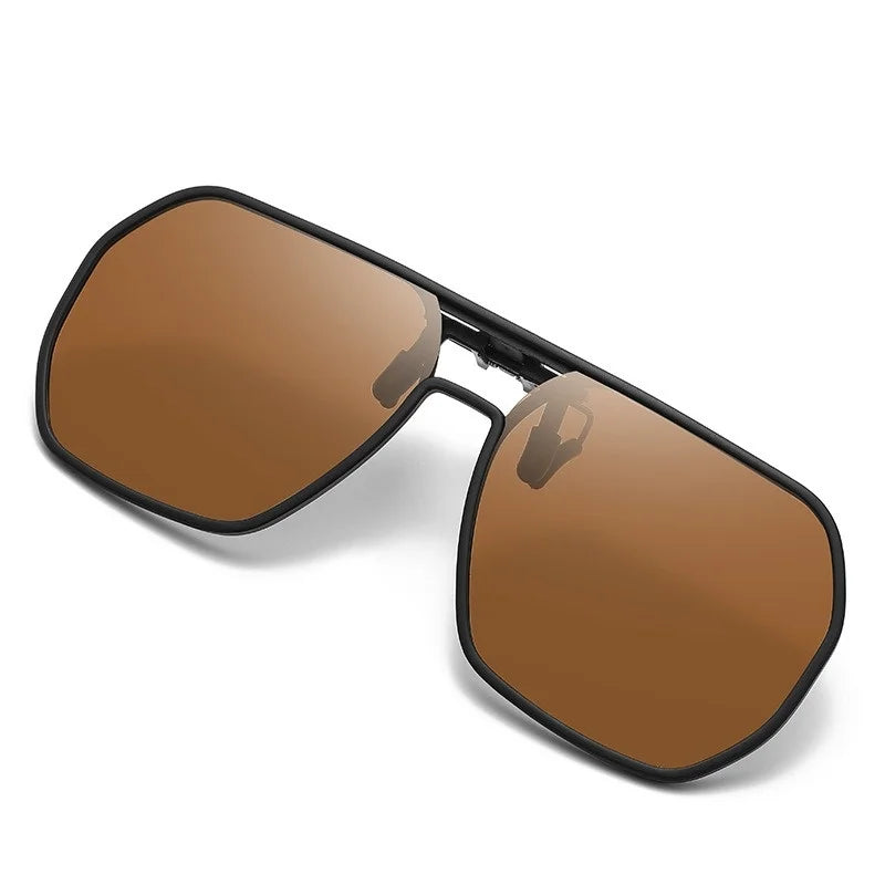 LVCong Luxury Polarized Clip-On Sunglasses | Classic High Quality UV Protection for Men & Women