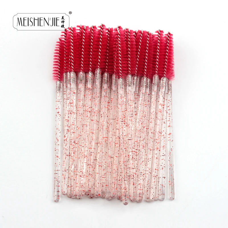 Crystal Eyelash Extension Mascara Wand Brush Set