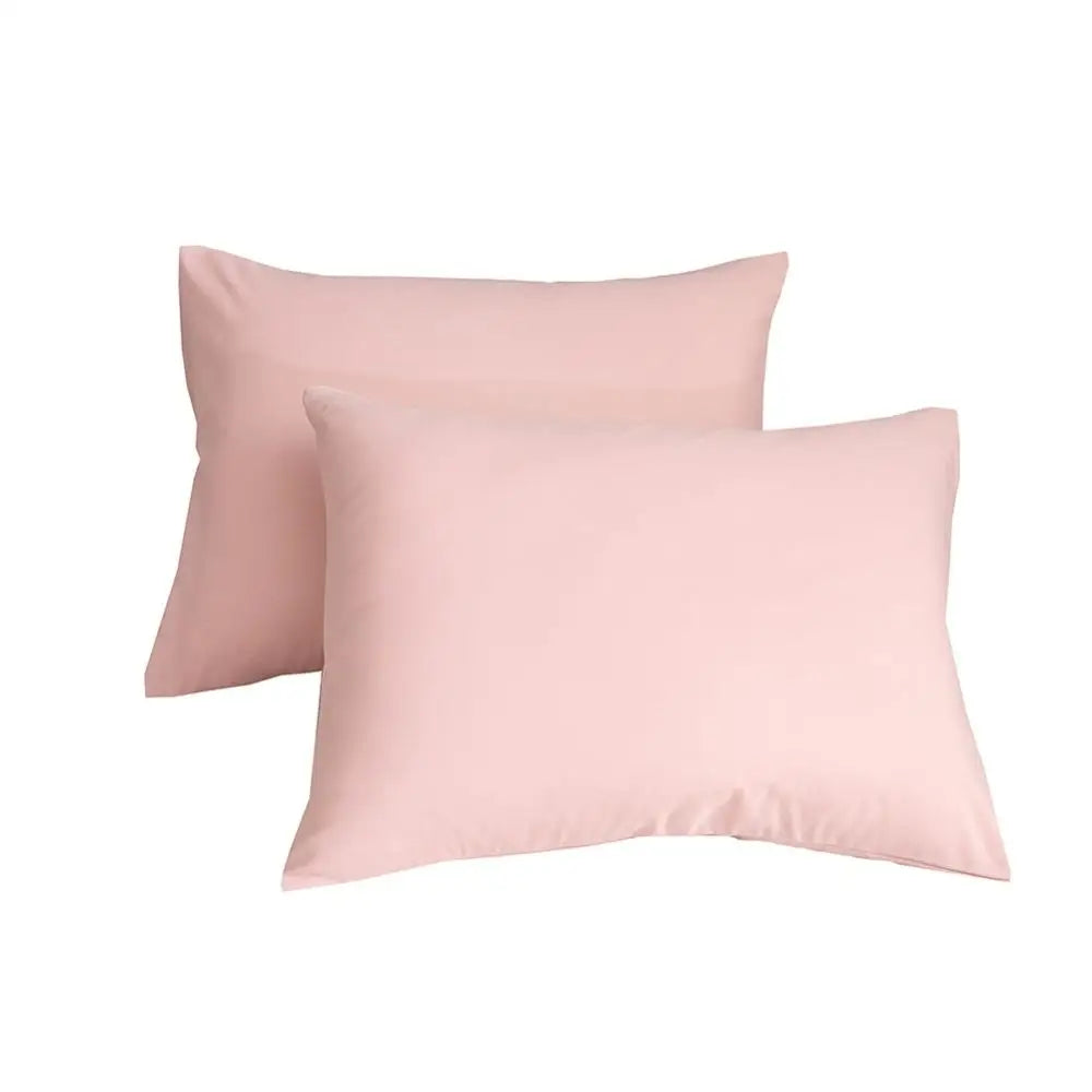 Pink Solid Color Quilt Cover for Girls | King Size 200x220cm, Duvet Cover Only (No Pillowcase)