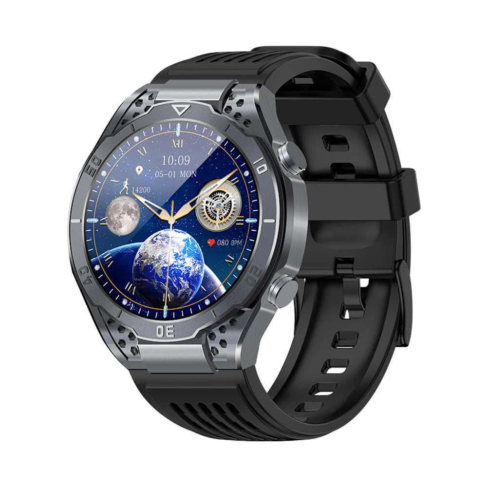 JA01 ECG Smart Watch | AMOLED Screen NFC SOS BT Call Heart Rate Blood Pressure AI Voice Sleep Tracker