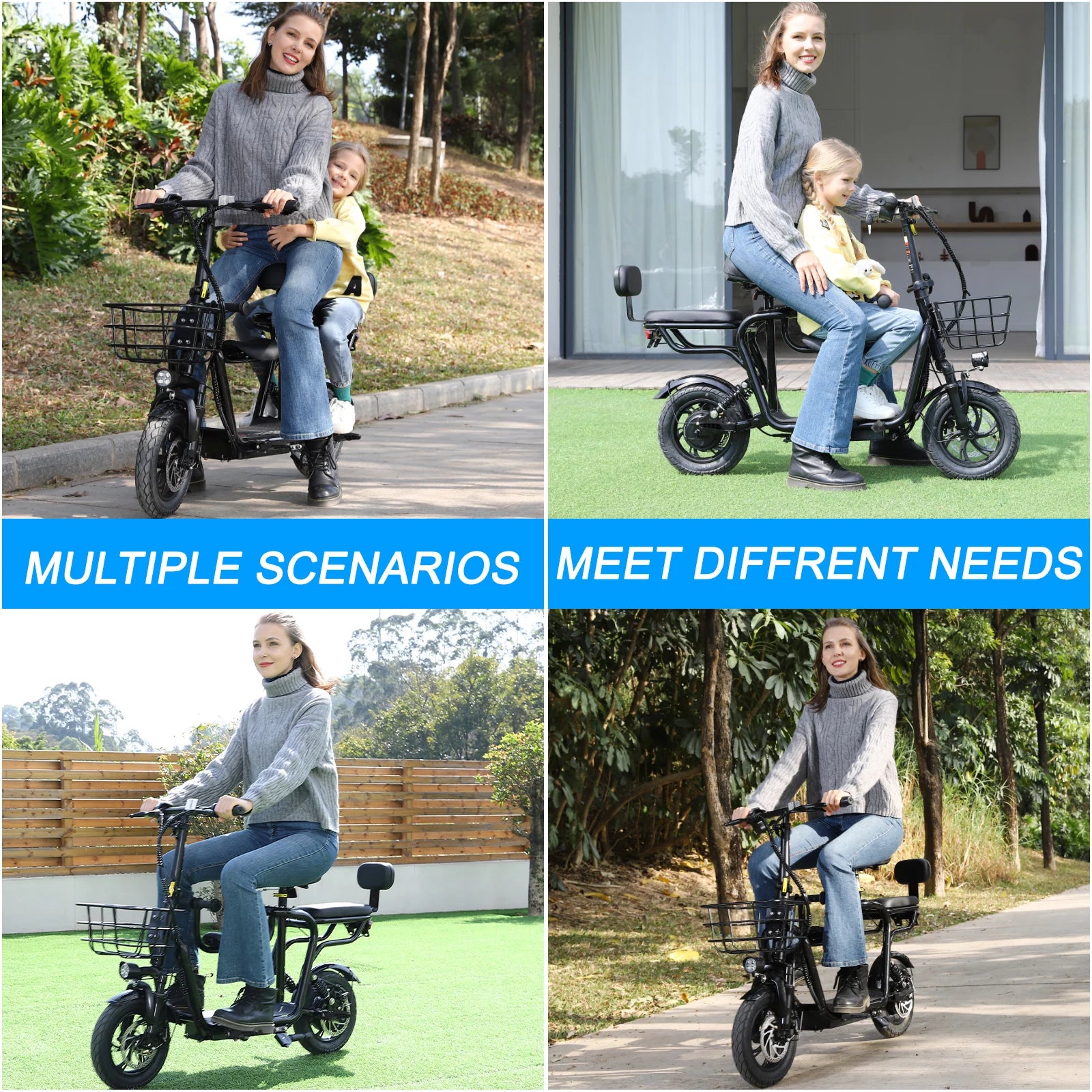 500W Electric Hybrid Bike — 36V 15Ah Portable Lithium Battery Adult Mobility E-Bike with LCD Display
