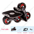 Aluminum Alloy Mini Drift Short Board Roller – 1 Pair Skateboard for Tricks & Street Skating