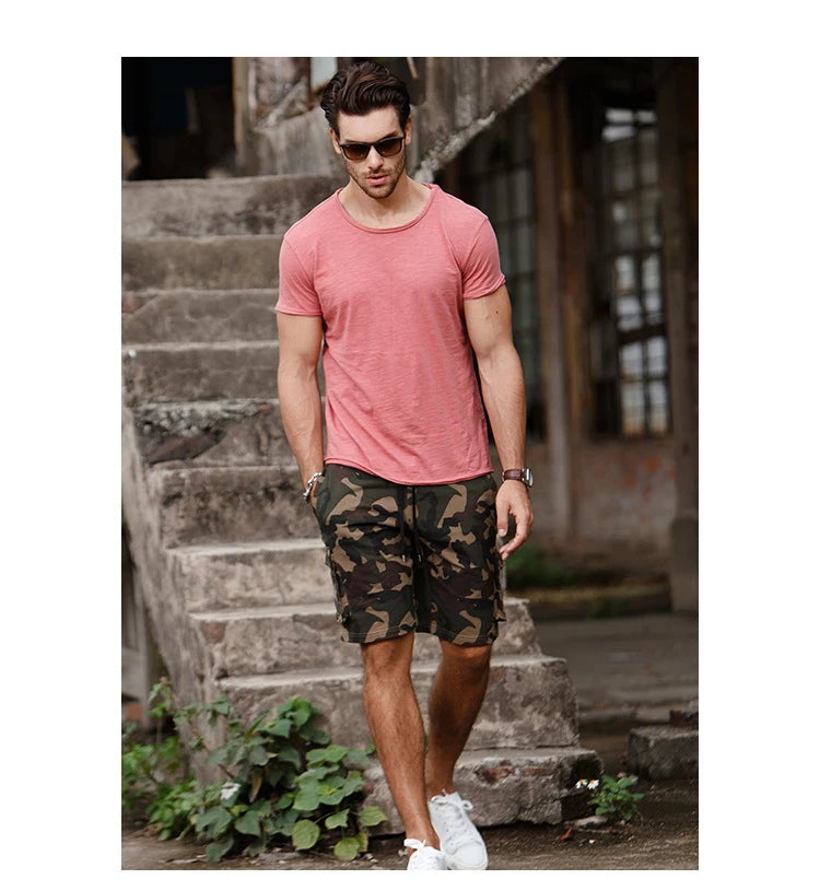 Men's 100% Cotton O-Neck Short Sleeve T-Shirt — Classic Crew Neck Essential