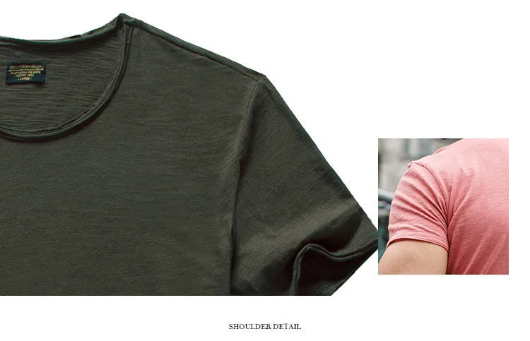 Men's 100% Cotton Soft O-Neck Short Sleeve Tee — Essential Everyday T-Shirt