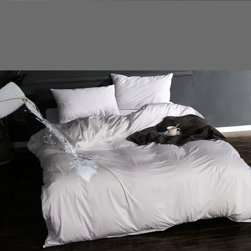 100% Waterproof Duvet Cover – Queen & King Quilt Cover with Pillowcases, Elderly, Baby & Patient Safe