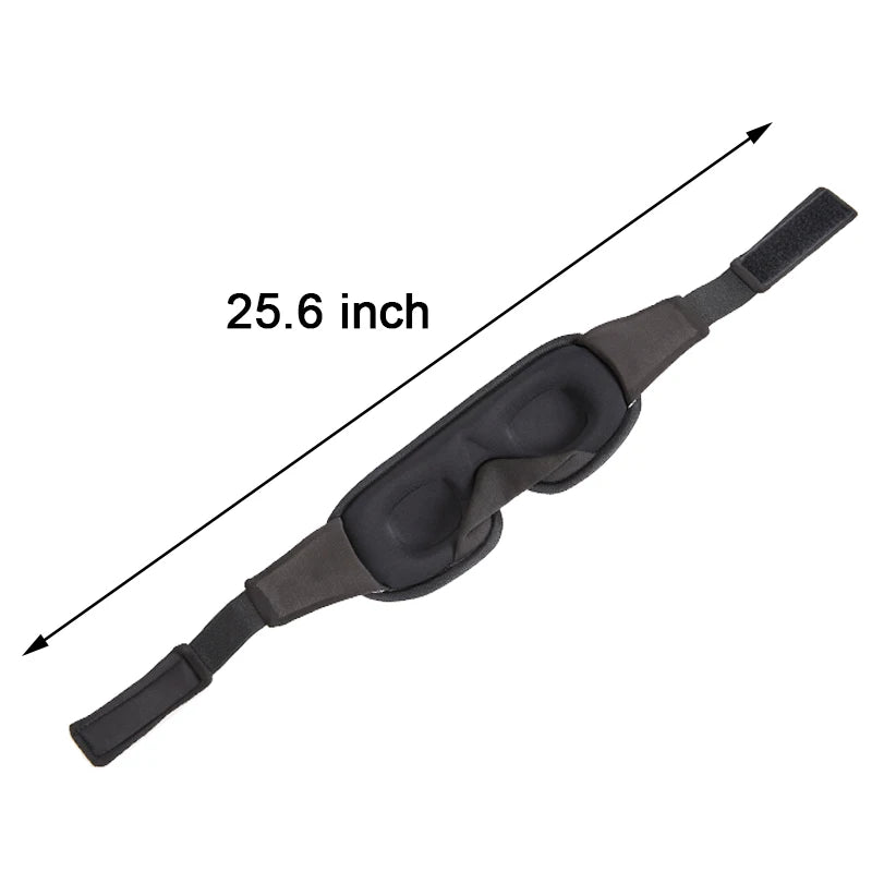 3D Contoured Sleep Mask — Blackout Eye Mask for Sleeping
