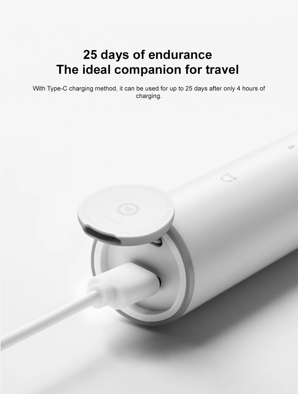 Xiaomi Mijia T300 Sonic Electric Toothbrush – 31,000 VPM, IPX7, 25-Day Battery, 3 Cleaning Modes