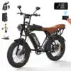 X5 250W 48V 15AH Lithium Brushless 3 Speed Rear Hub Motor Disc Brake Electric Mountain Bike Carbon Steel Frame Waterproof