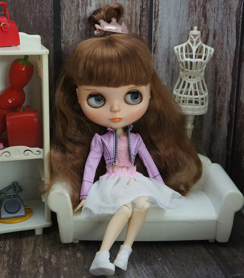 1/6 Scale Luxury Doll Dress — Fashion Clothes for Blythe, Jenny & Licca Dolls