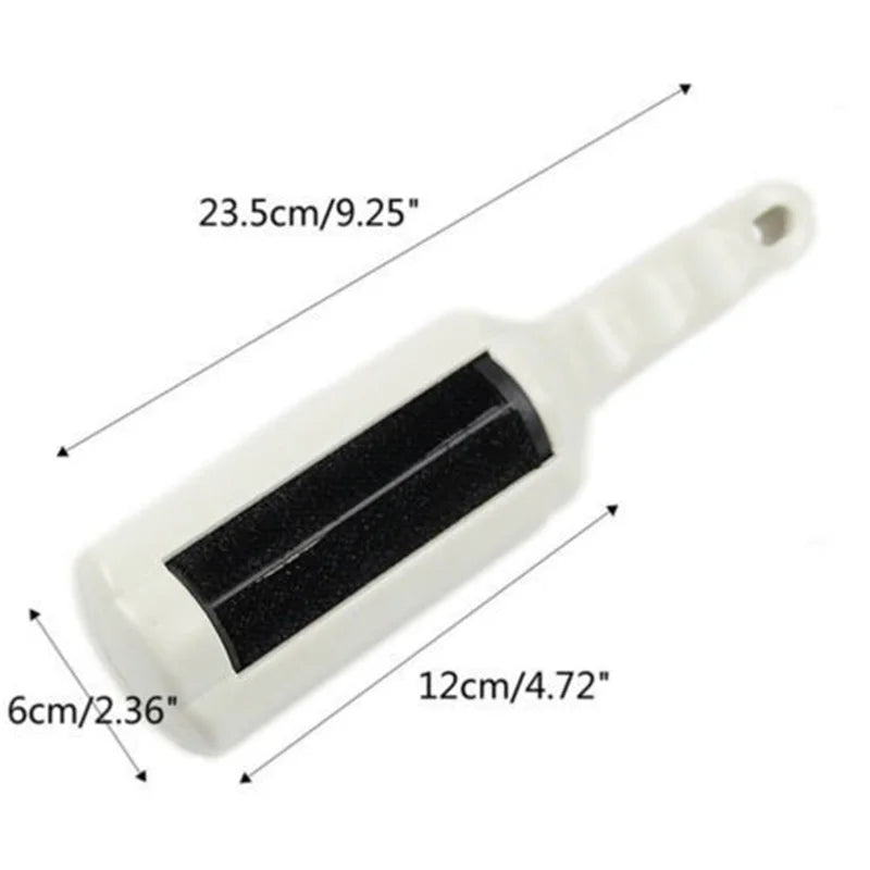 Electrostatic Clothing Dust & Pet Hair Remover Brush – Reusable Travel Sweeper for Home & Office