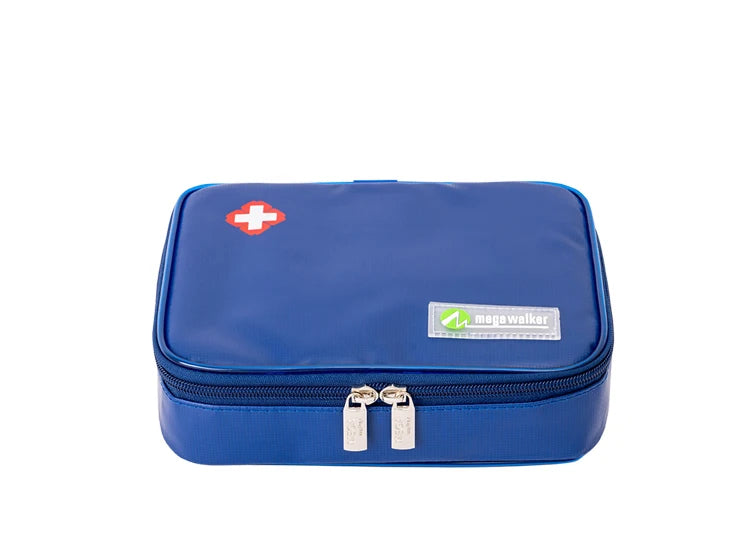 Portable Insulated Insulin Cooler Bag – Nylon Aluminum Foil Diabetic Travel Case with Gel Packs & Thermometer