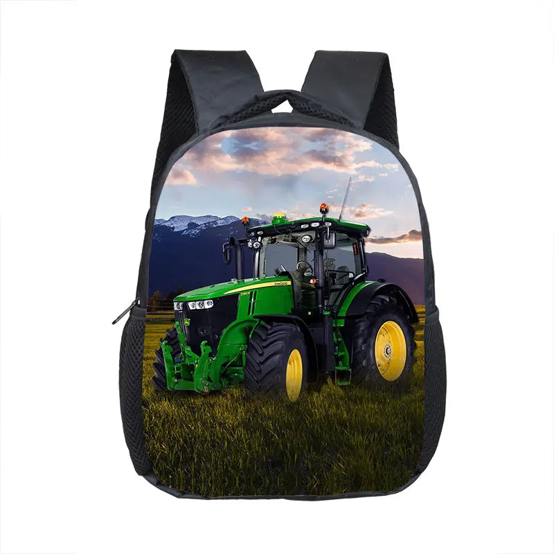 Tractor Backpack – 12-Inch Kids School Bag