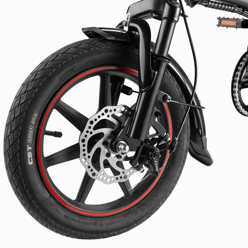 DYU A5 Mini Smart Folding Electric City Bike — 48V 7.5Ah 14" Lightweight Kids & Youth E-Bike