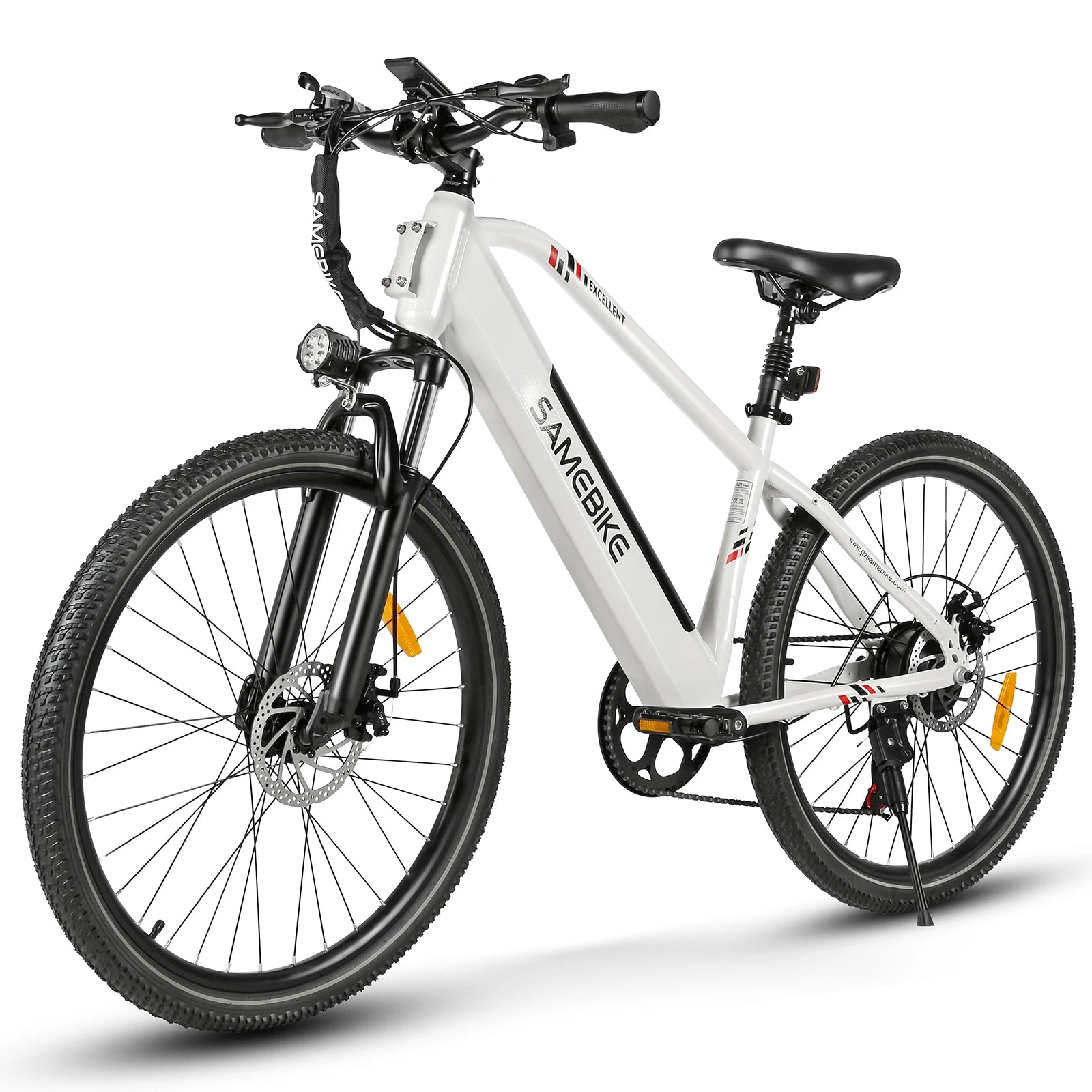 SAMEBIKE 250W Electric Mountain & City Bike — 36V 15Ah 27.5" 7-Speed Commuter E-Bike