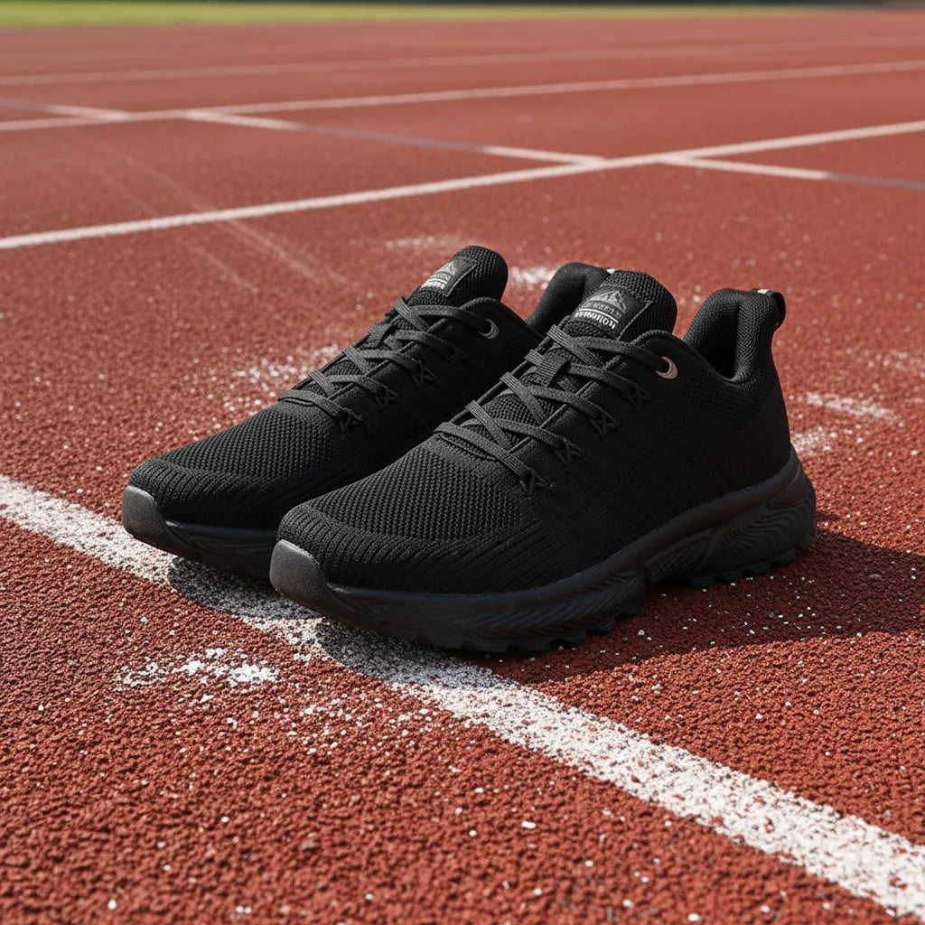 Men's Lightweight Lace-Up Sports Sneakers — Breathable Hiking & Running Shoes for All Seasons