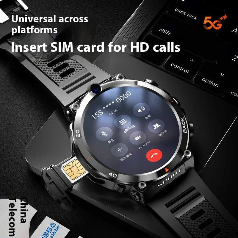 H10 4G Android Smart Watch | IPS Display NFC GPS Video Call Full Network Smart Bracelet