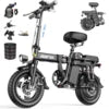 Aairsk 500W Mini Folding Electric City Bike — 48V 15Ah 14" Compact E-Bike, 22MPH (US/EU Stock)